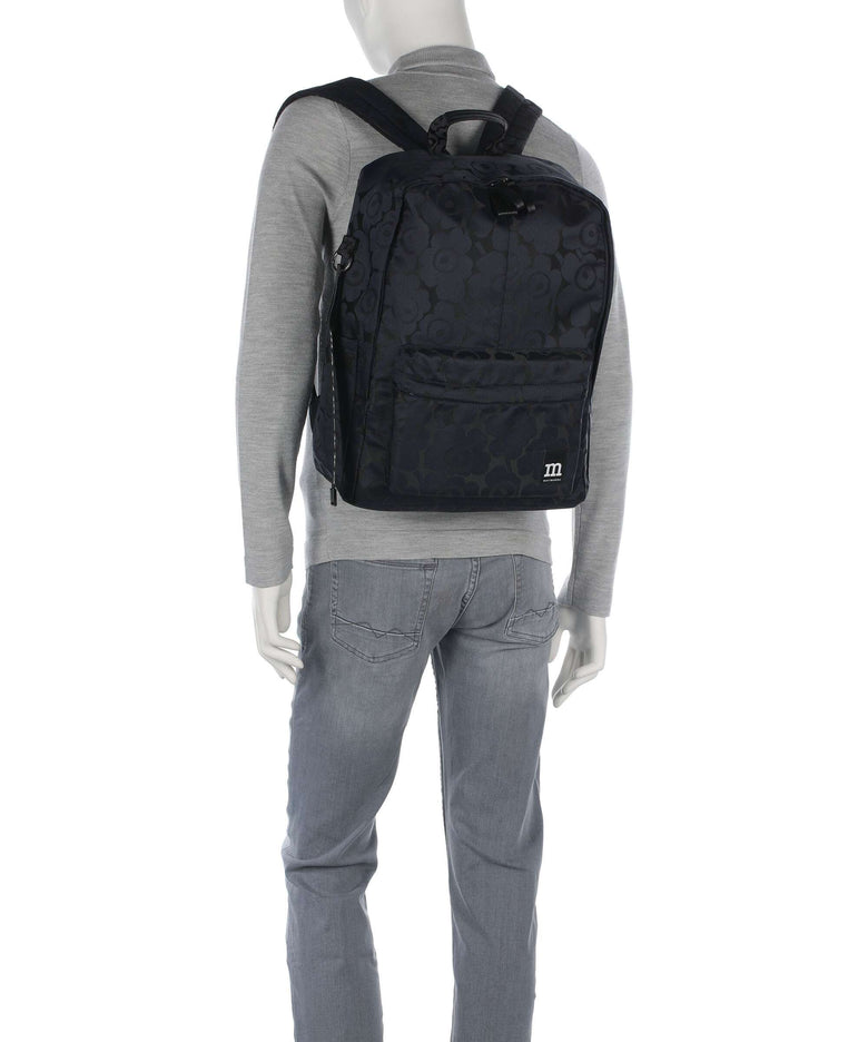 Marimekko Unikko Zip Top Backpack blue/dark blue