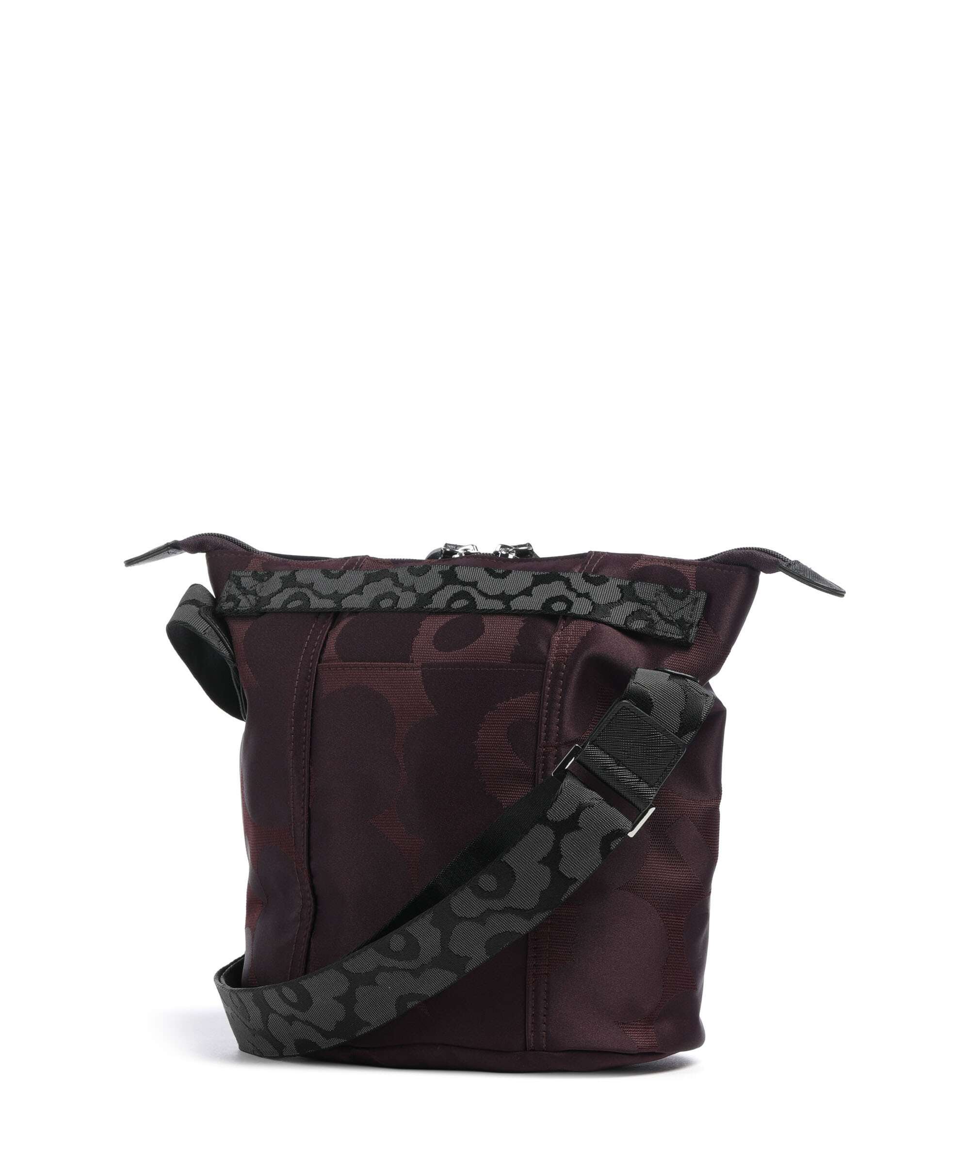 Marimekko Wear All Day Unikko Bucket bag wine red/dark wine