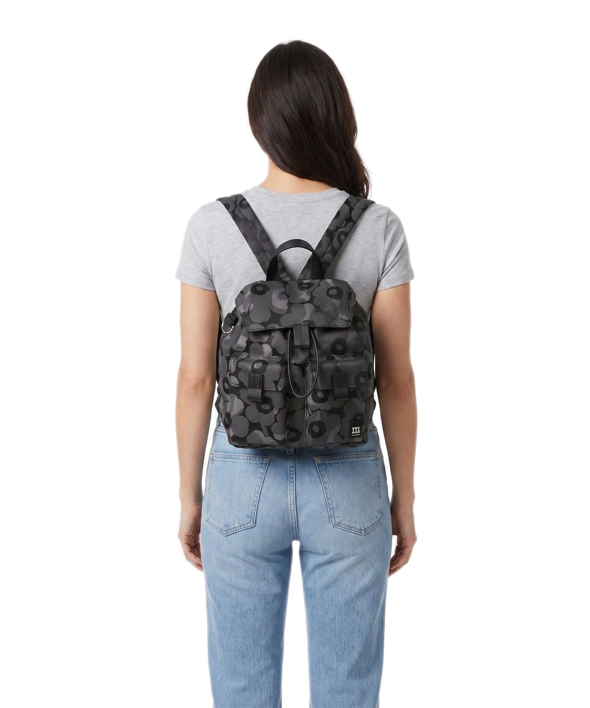 Marimekko Wear All Day M Unikko Backpack grey/dark grey