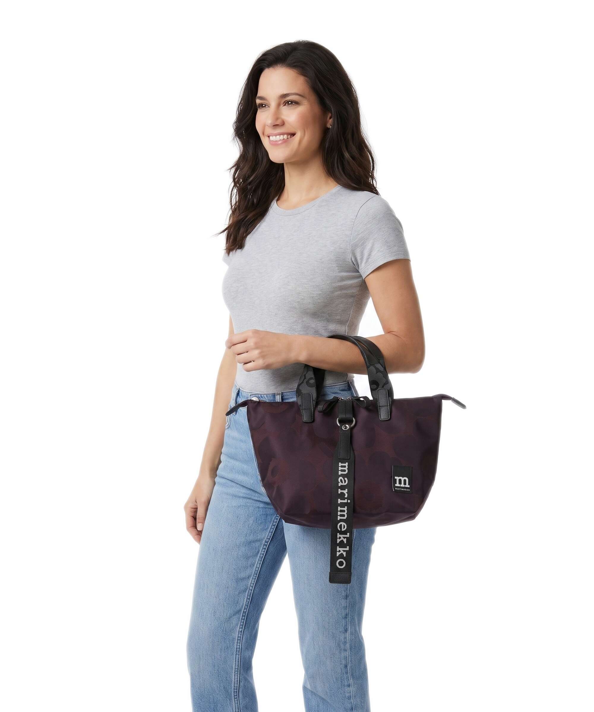 Marimekko Wear All Day S Unikko Handbag wine red/dark wine