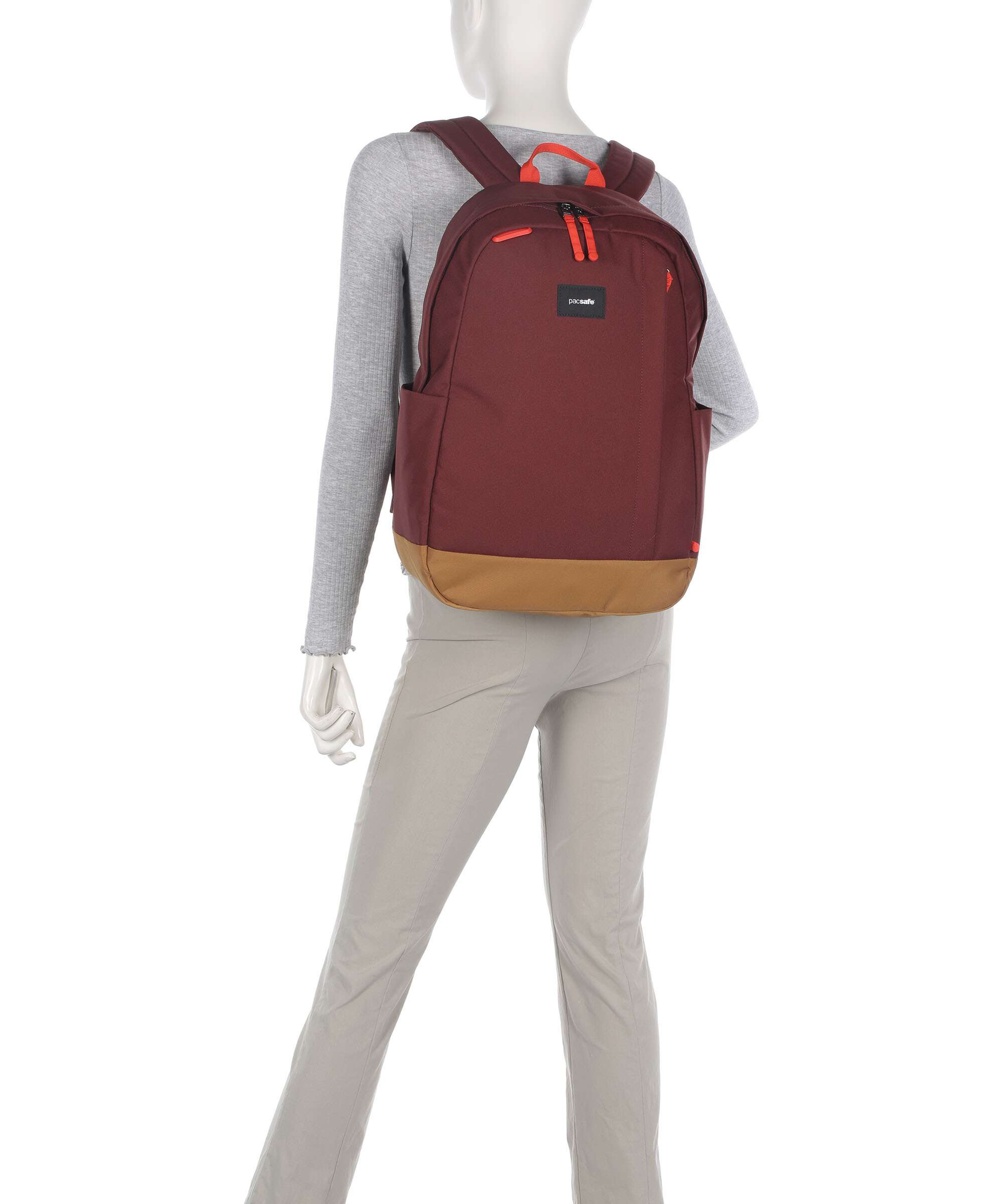 Pacsafe Go 25 Backpack garnet red