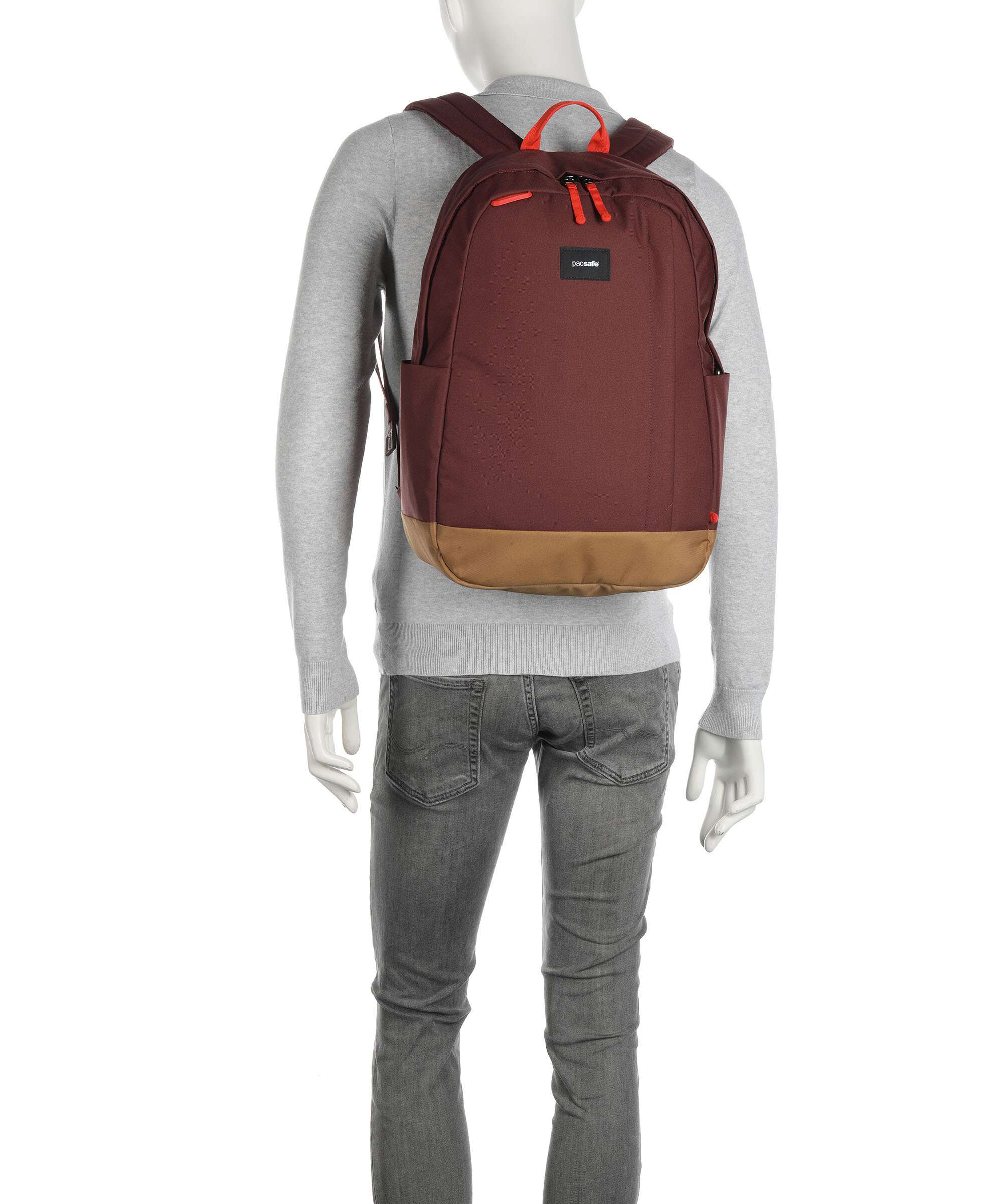 Pacsafe Go 25 Backpack garnet red