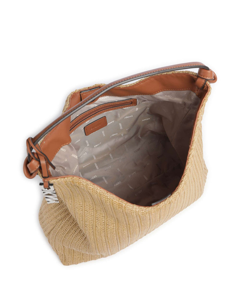 DKNY Paula Hobo bag natural/saddle