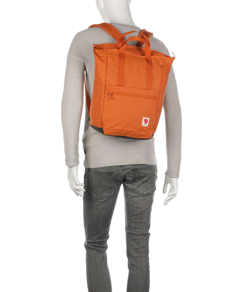 Fjällräven High Coast Backpack bag sunset orange