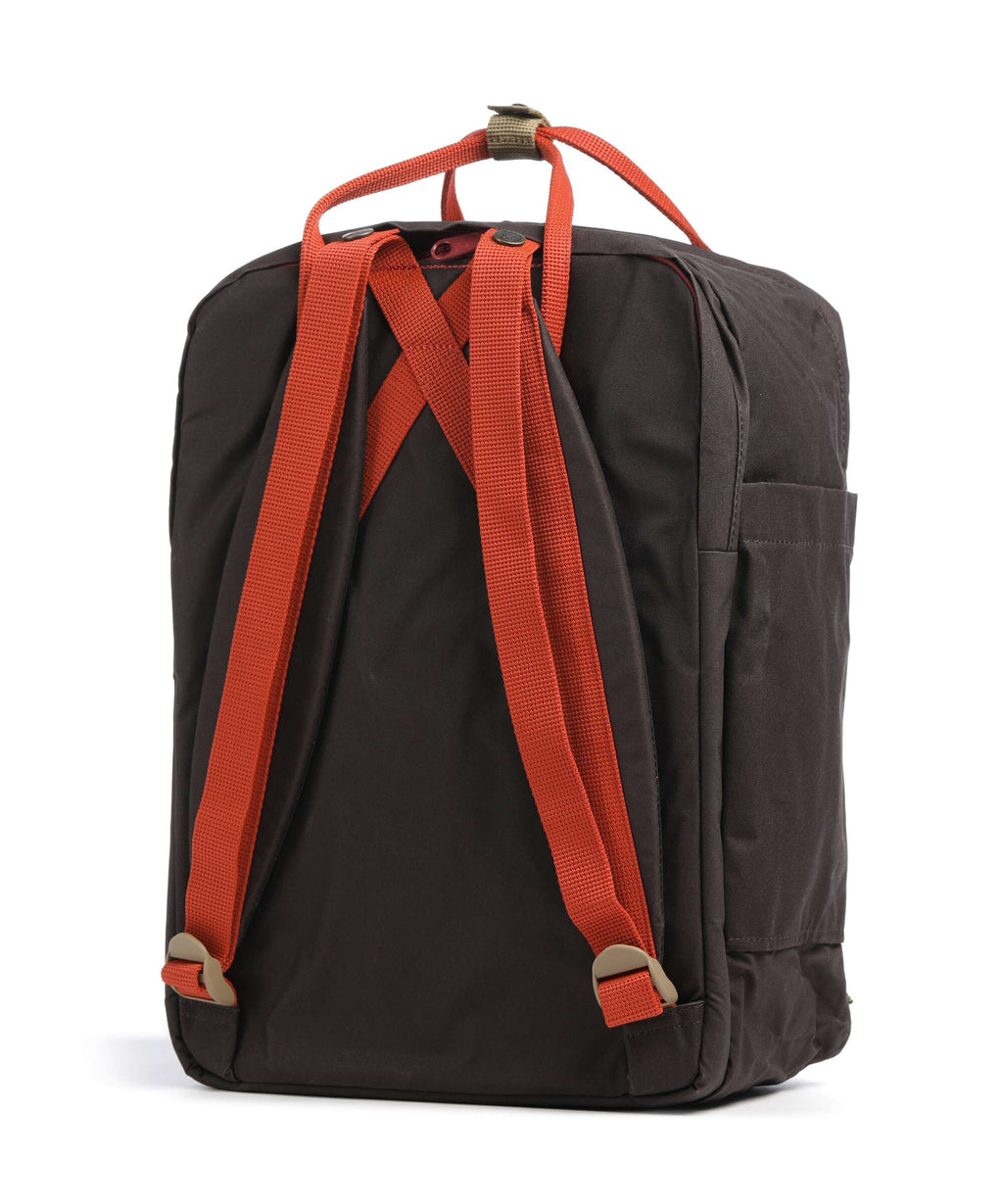 Fjällräven Kånken Laptop 15" Laptop bag black oak/rowan red