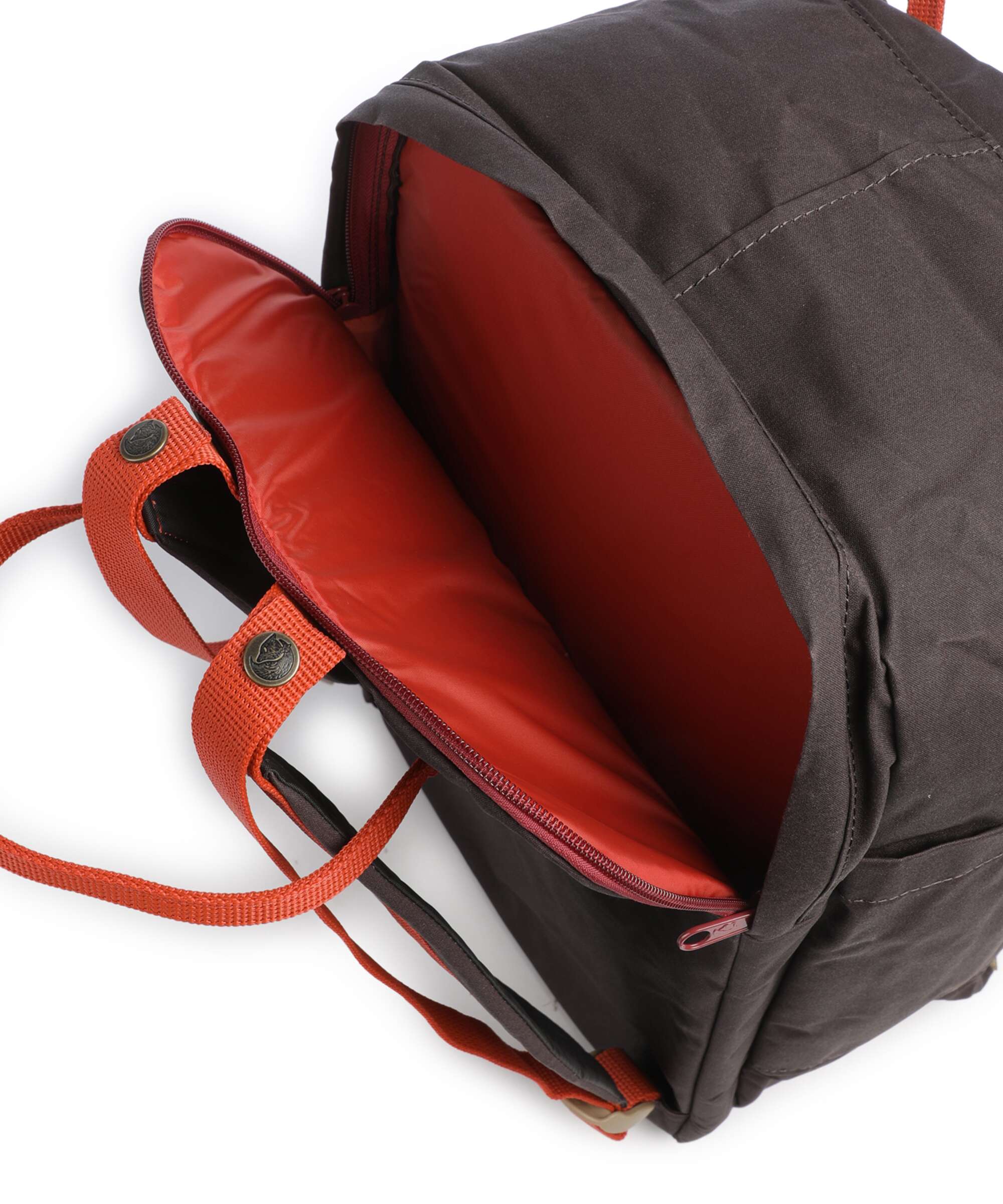 Fjällräven Kånken Laptop 15" Laptop bag black oak/rowan red