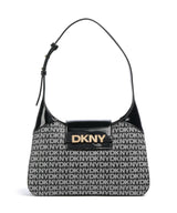 DKNY Avril Schultertasche black logo/black