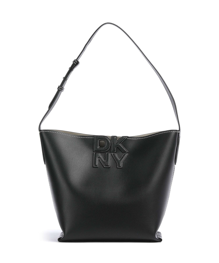 DKNY Nicole Hobo bag black/light taupe