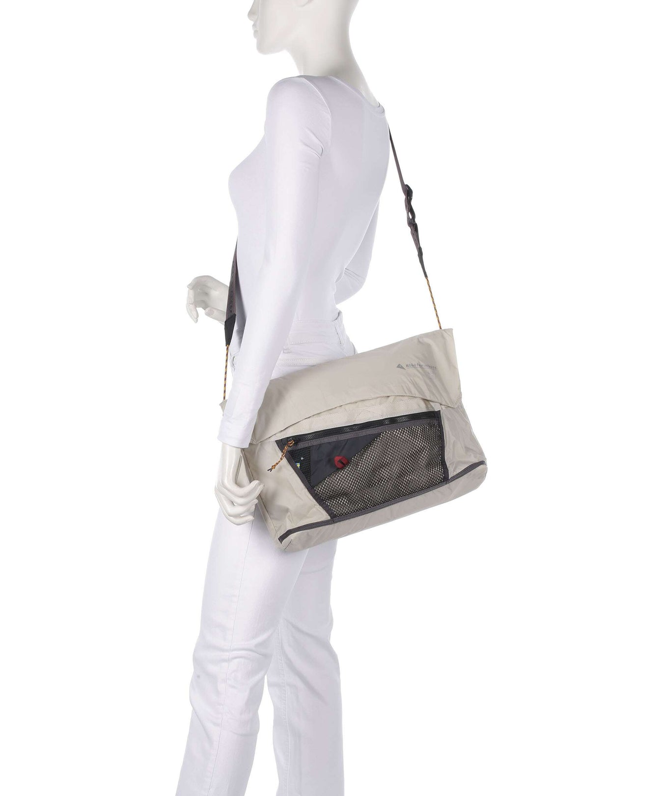 Klättermusen Grid Messenger bag putty grey