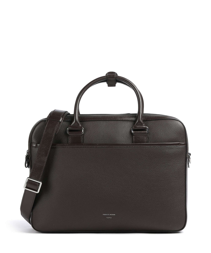 Tiger of Sweden Burin Briefcase dark brown