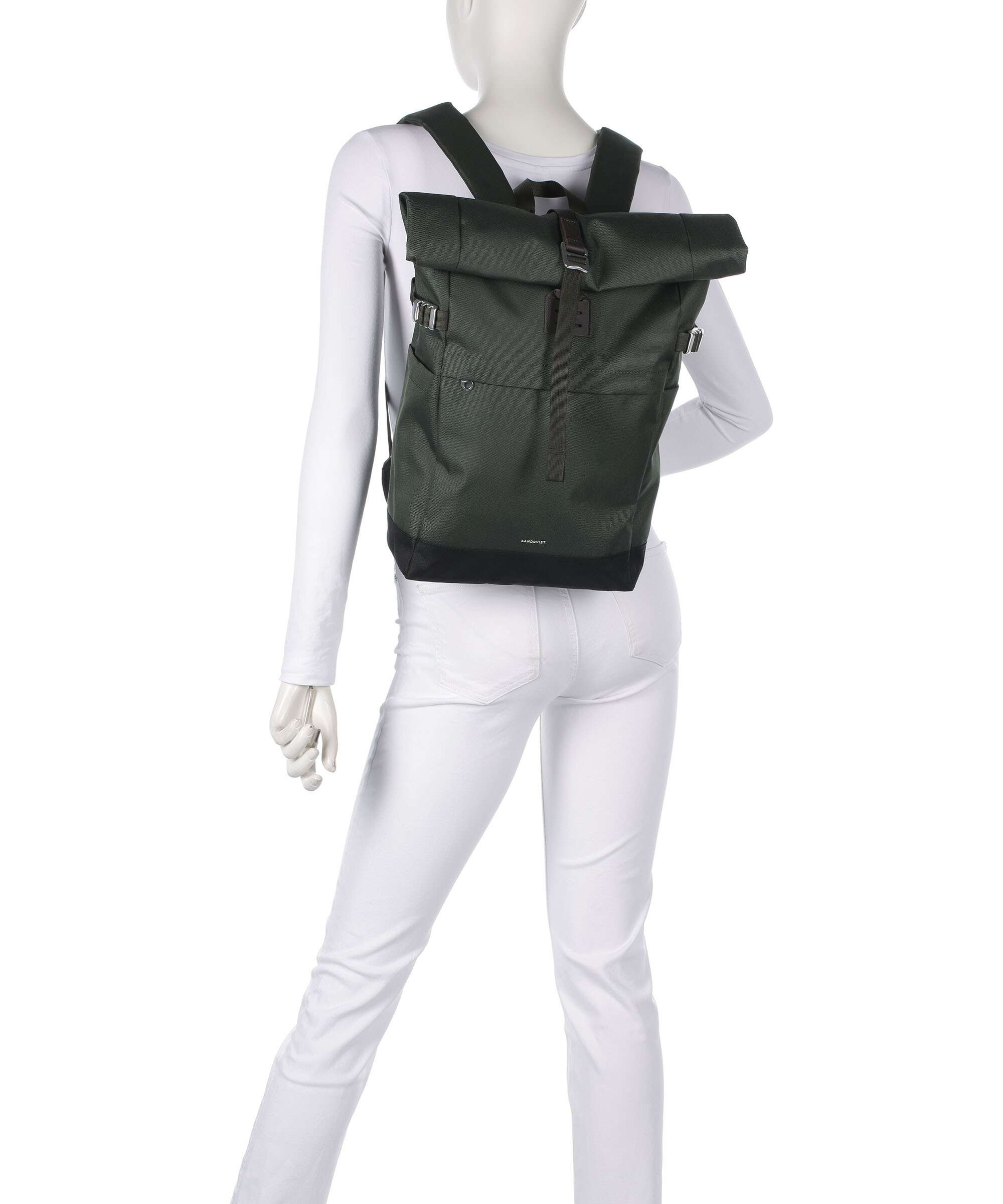 Sandqvist Icon M Rolltop backpack multicolour/dark
