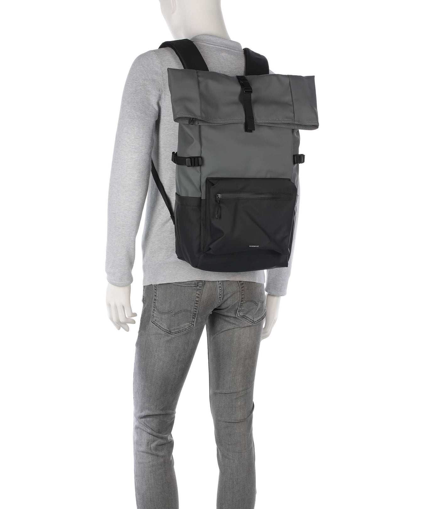 Sandqvist Stream L Rolltop backpack multicolour