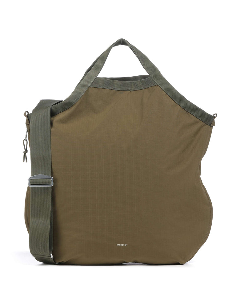 Sandqvist Grid Handbag olive