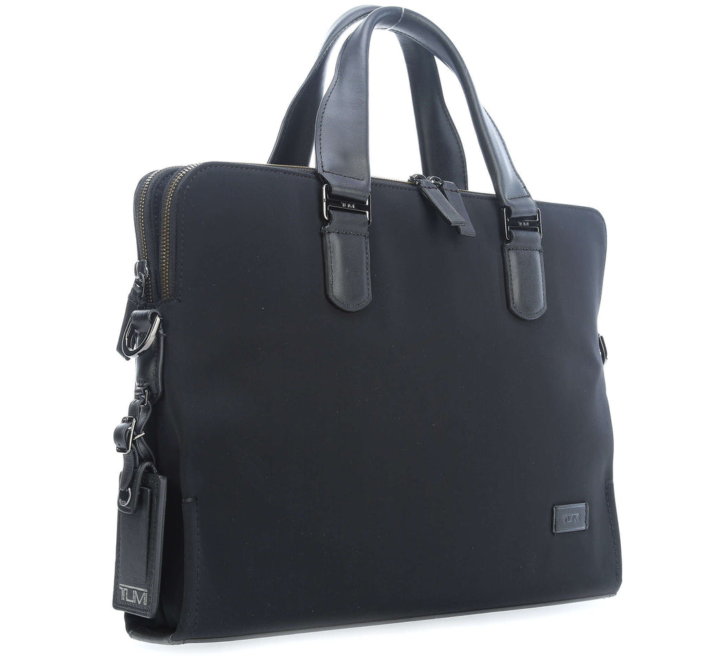 tumi Harrison Nylon Seneca Briefcase black
