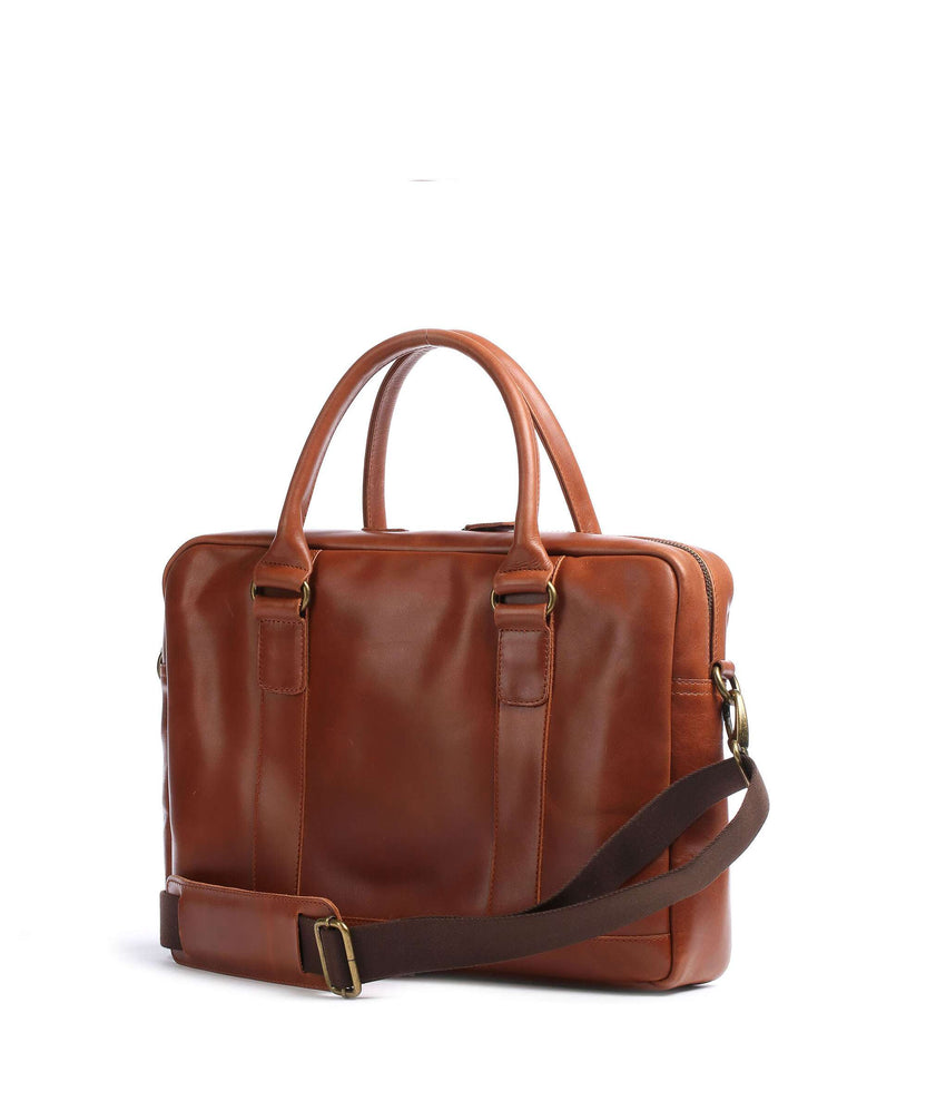 Buckle & Seam Everett Briefcase cognac