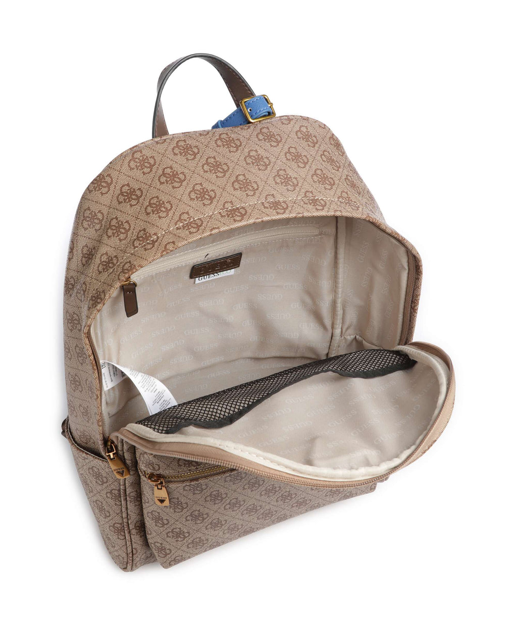 Guess Milano Squared Backpack beige/brown