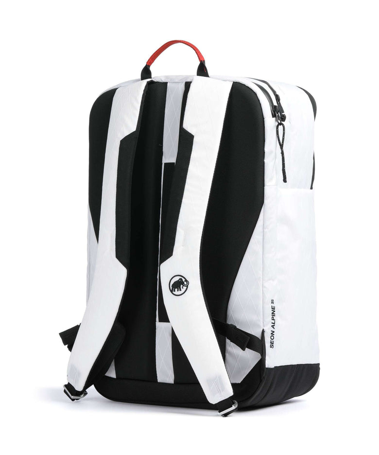 Mammut Seon Alpine Transporter 25 Laptop backpack white/mammut red