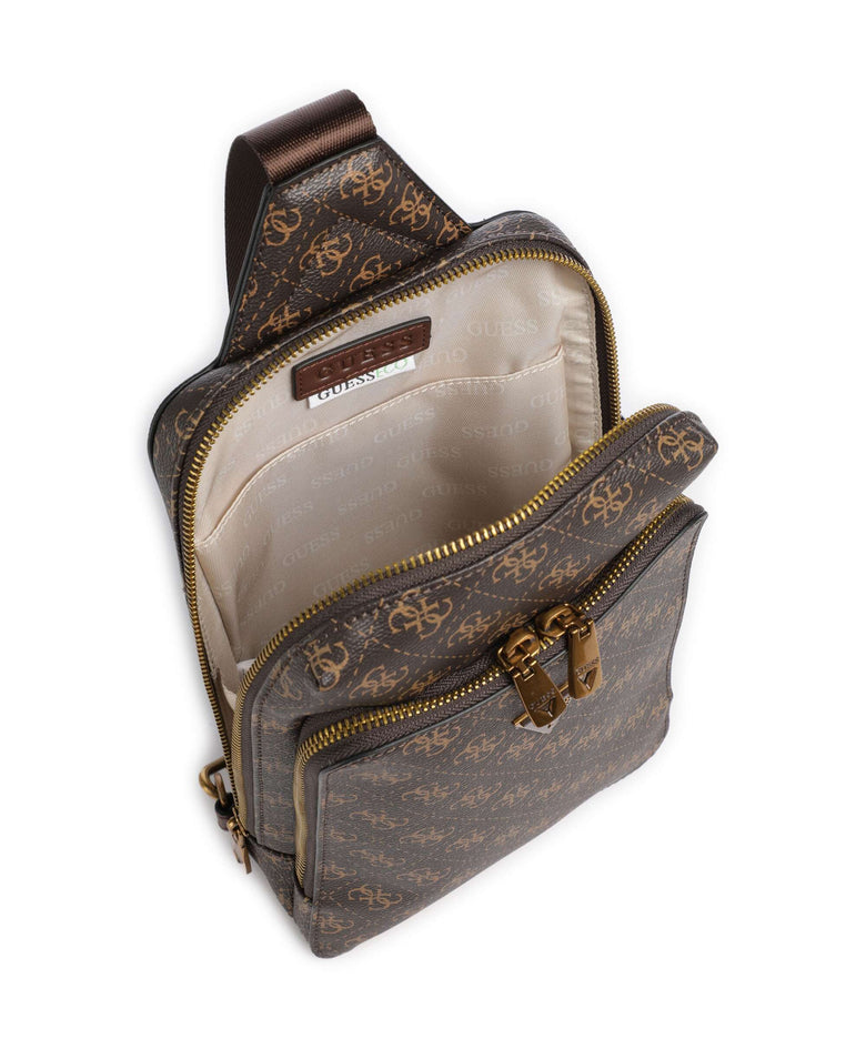 Guess Milano Sling bag brown/ochre