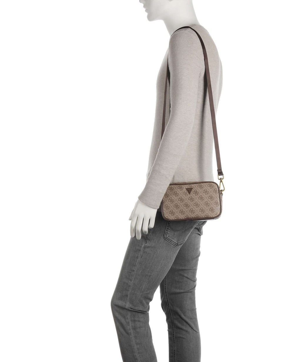 Guess Vezzola Eco Crossbody bag beige/brown