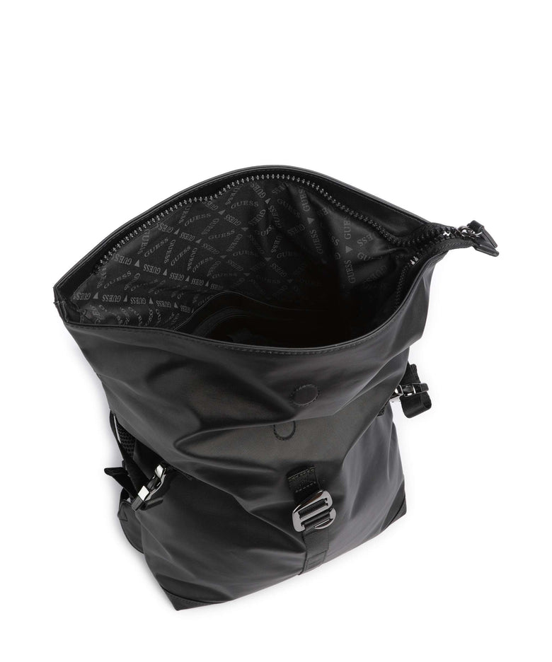 Guess Arezzo Rolltop backpack black