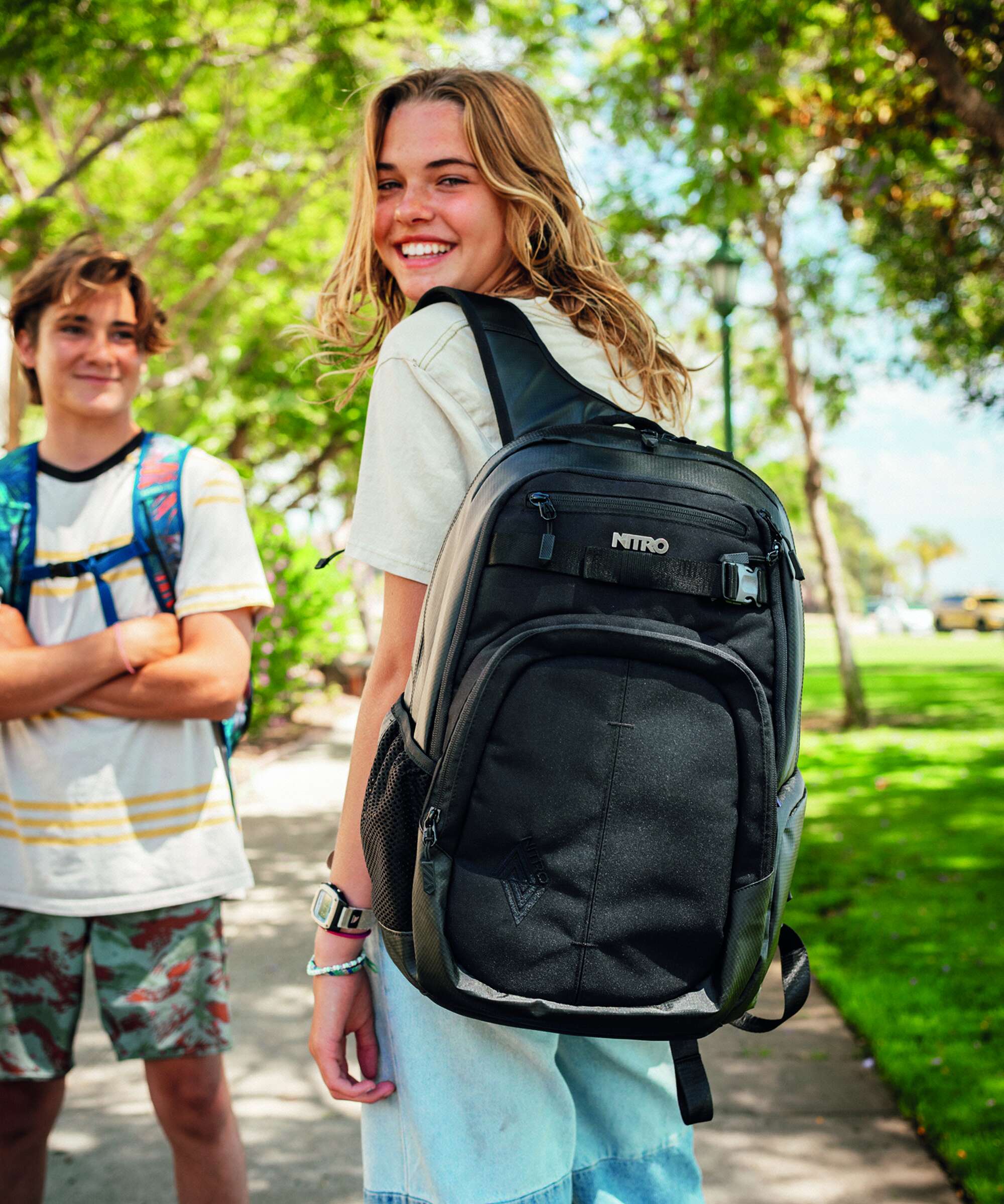 Nitro Chase 35 Backpack black checker