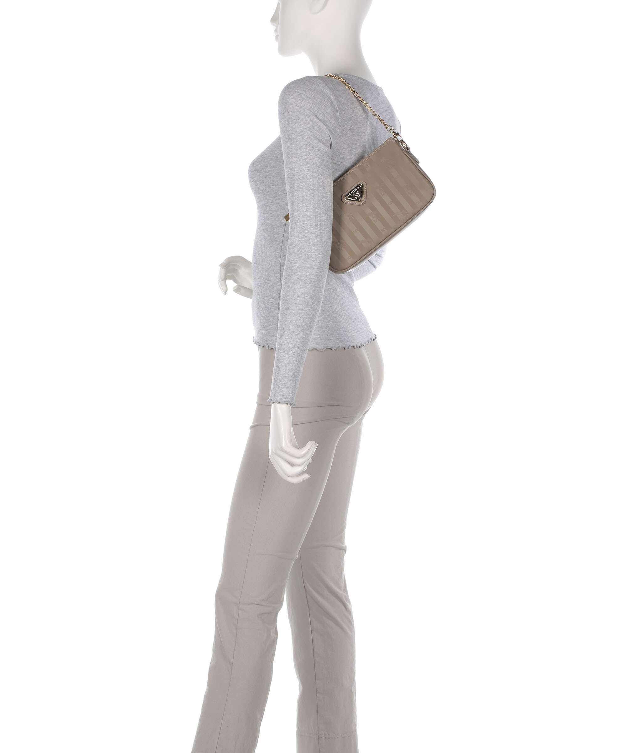 Maison Mollerus Vinerus Zell Shoulder bag taupe