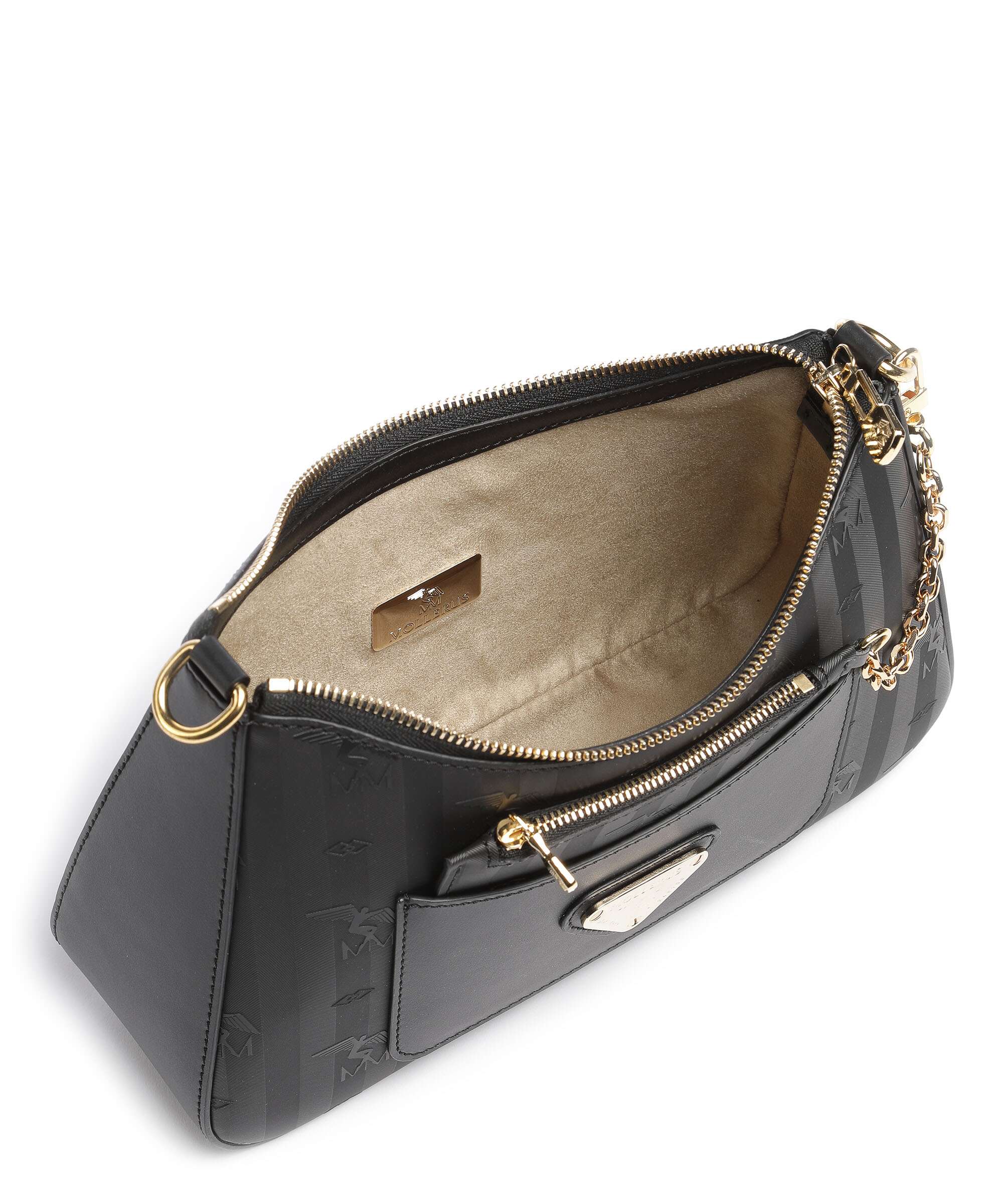 Maison Mollerus Vinerus Castiel Shoulder bag classic schwarz