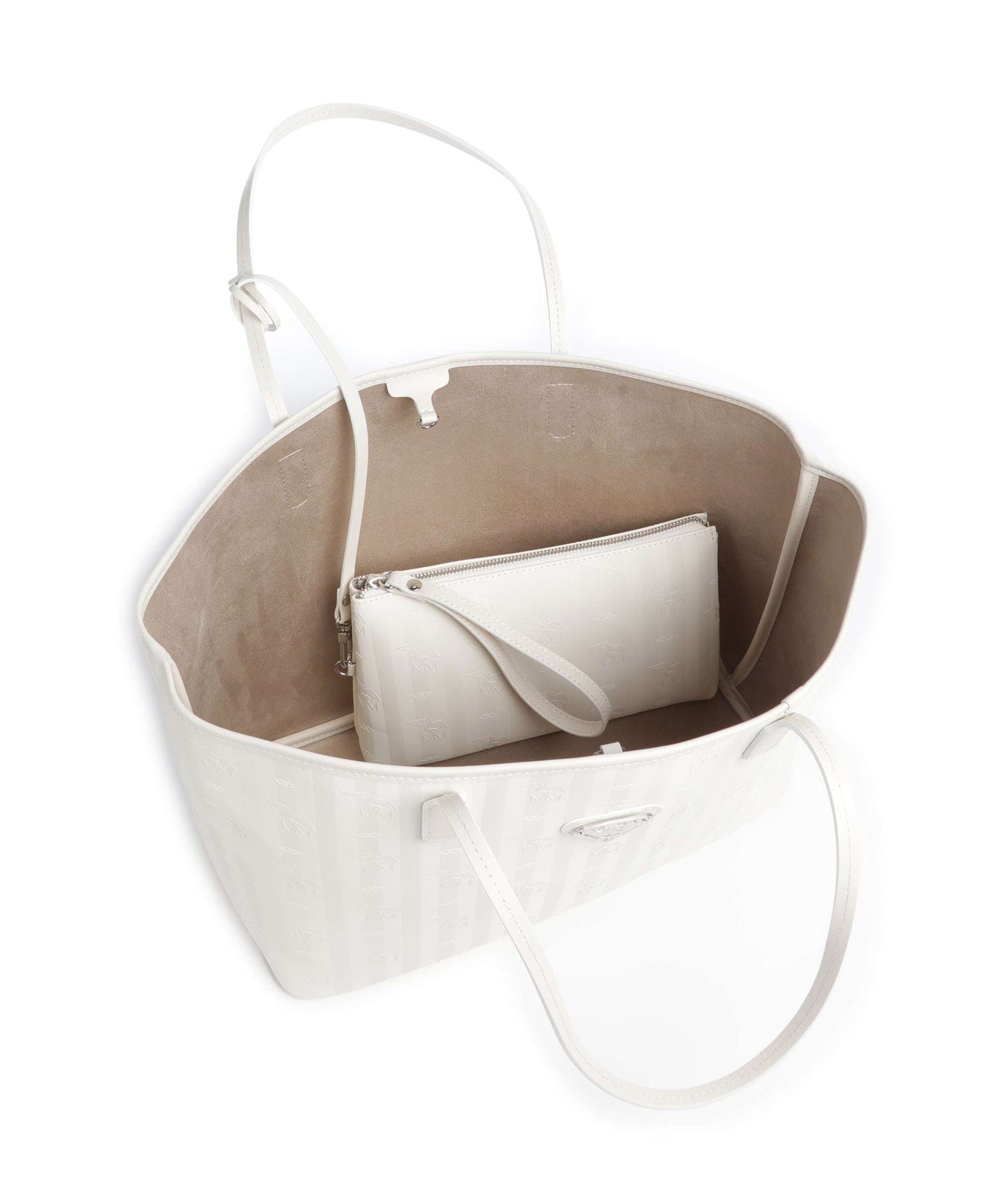 Maison Mollerus Vinerus Bern Tote bag snow weiss