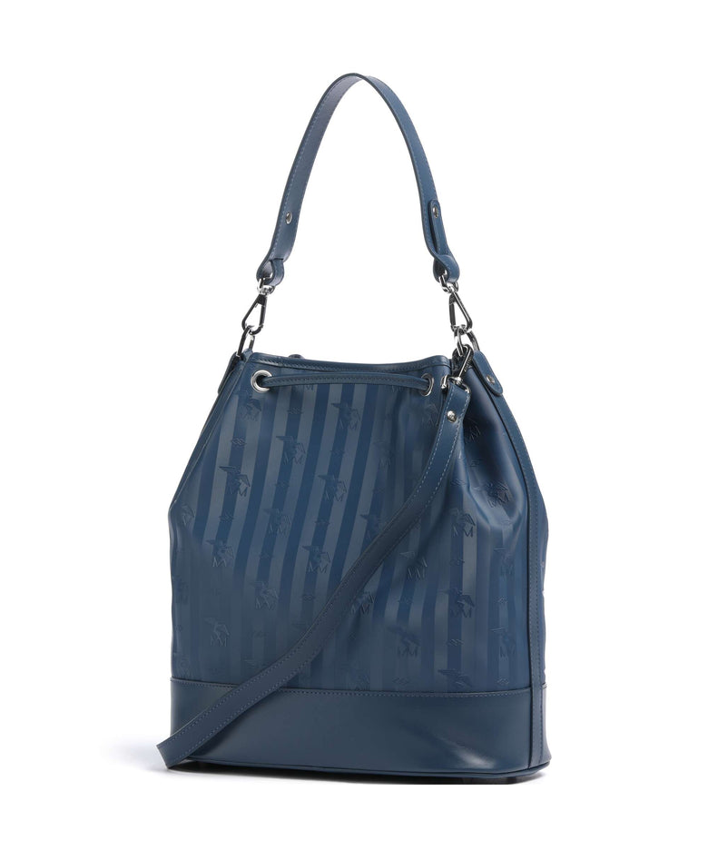 Maison Mollerus Vinerus Niesen Bucket bag deep blau