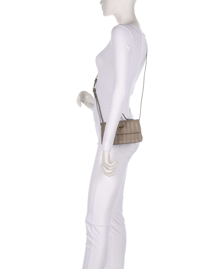 Maison Mollerus Vinerus Egg Crossbody bag taupe grau