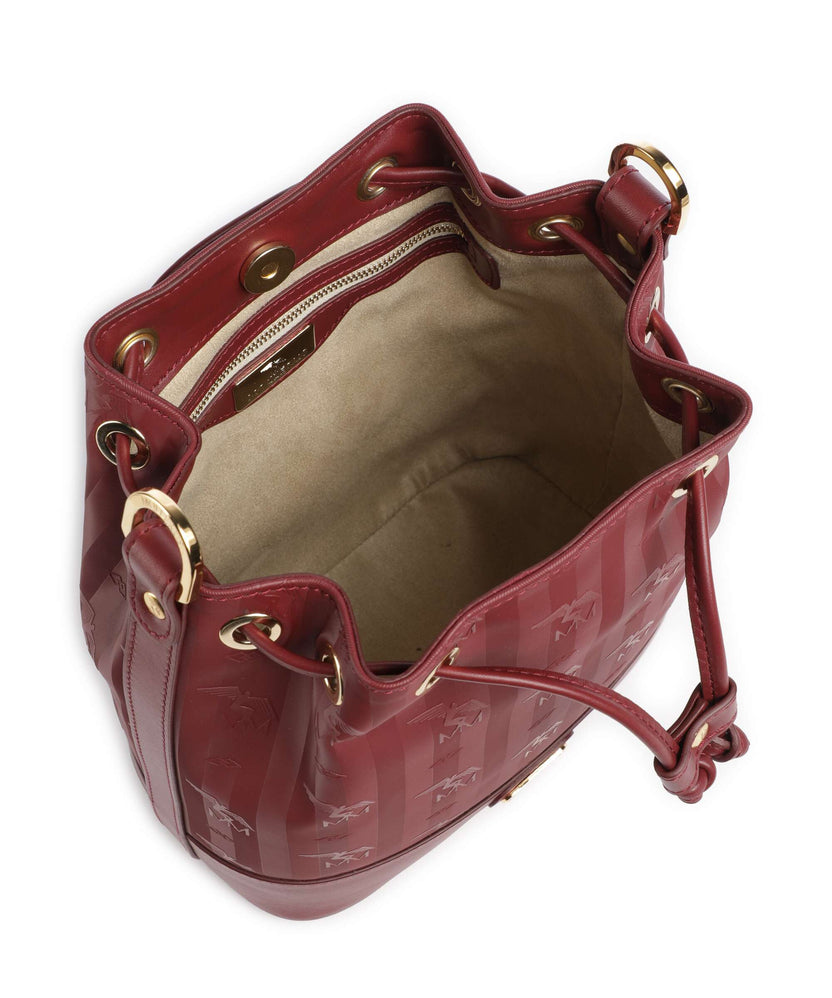 Maison Mollerus Vinerus Sion Bucket bag antique rot