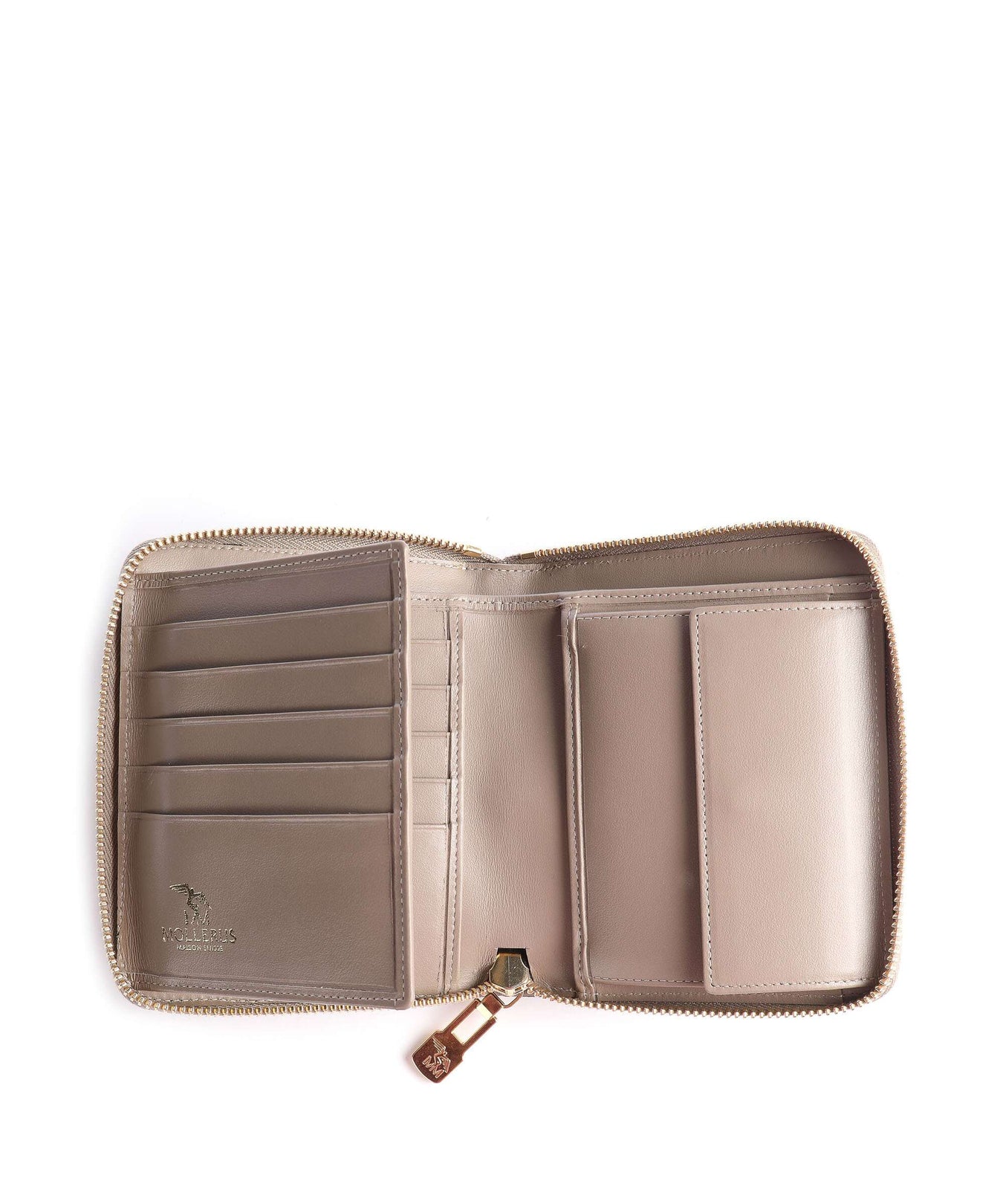 Maison Mollerus Vinerus Niederhorn Wallet taupe