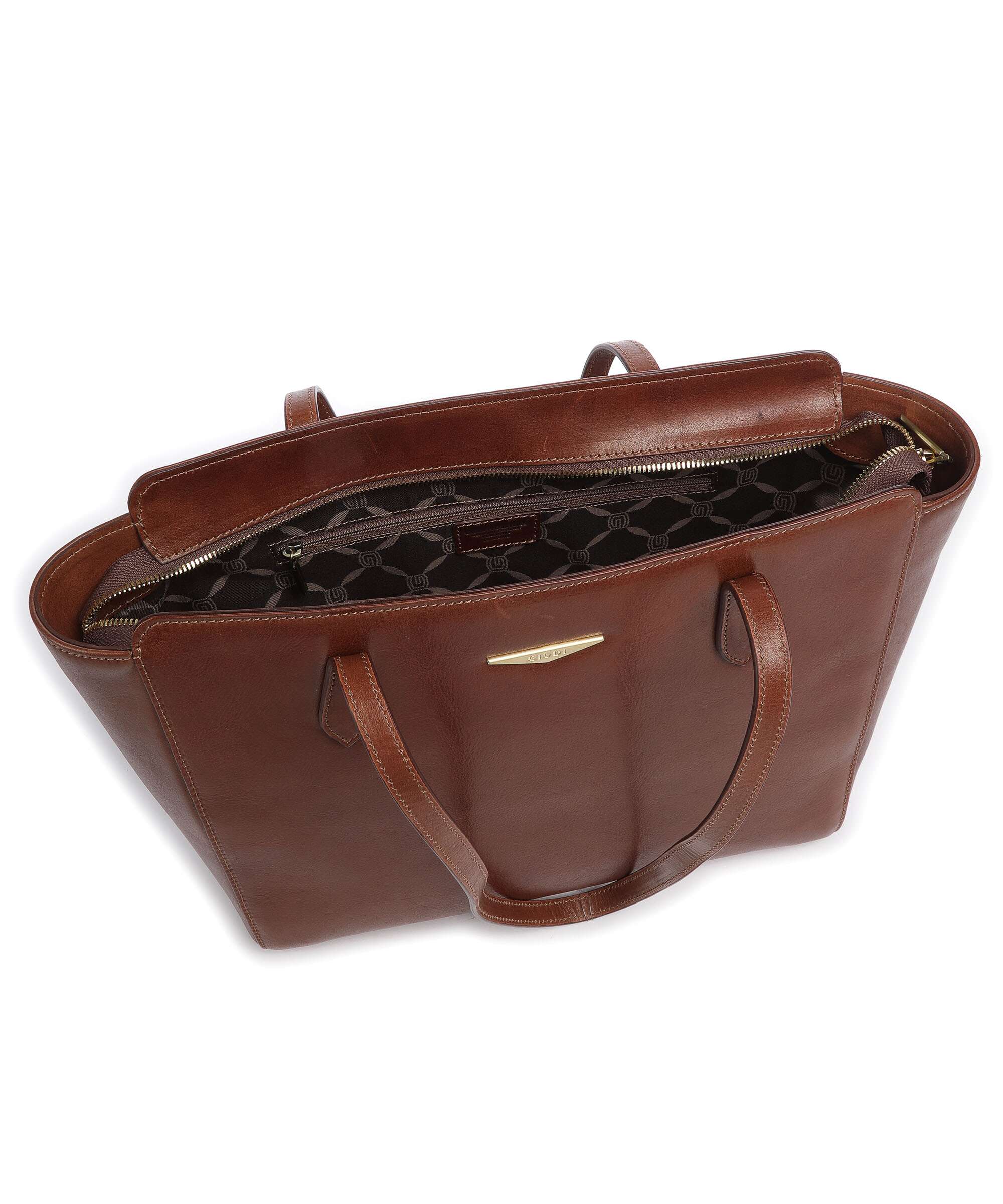Giudi Classic Tote bag marrone