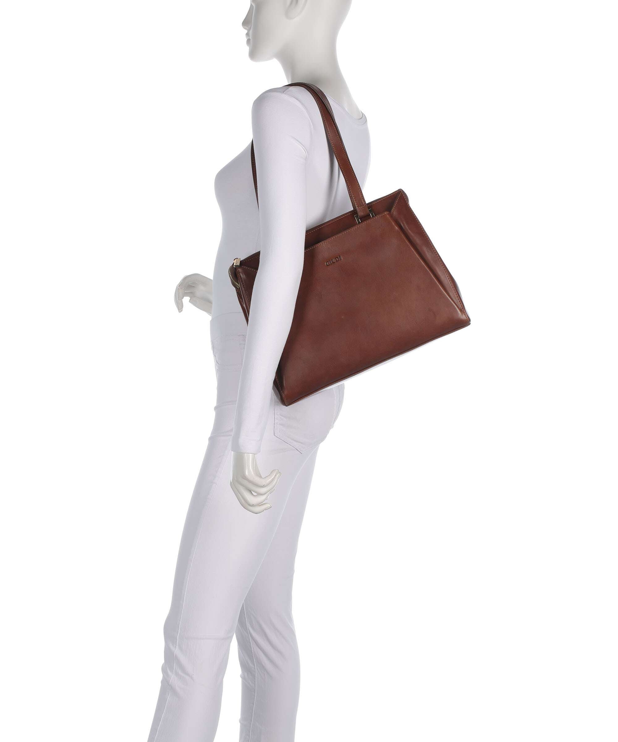 Giudi Crown Tote bag brown