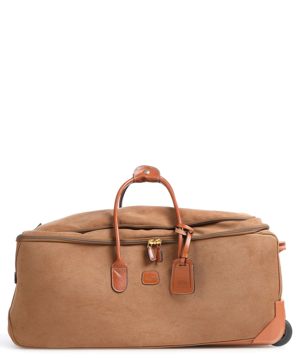 Brics Life Travel bag with wheels camel