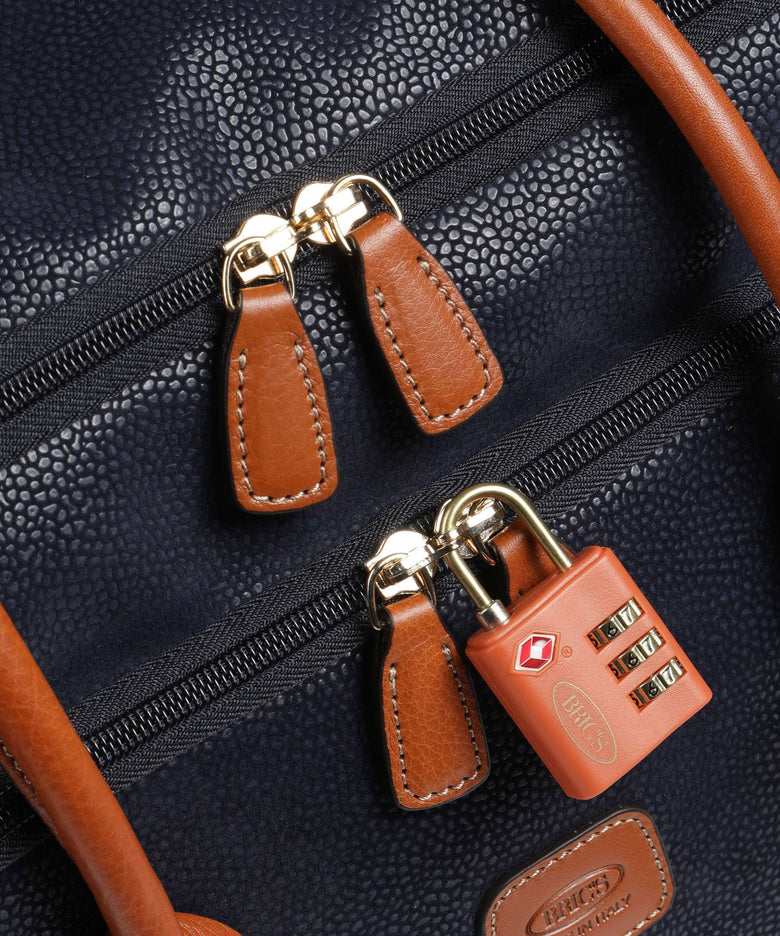 Brics Travel bag with wheels blau