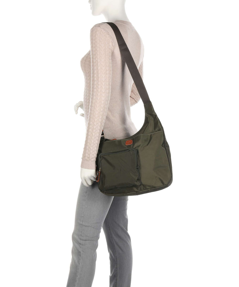 Brics X-Collection Shoulder bag olive
