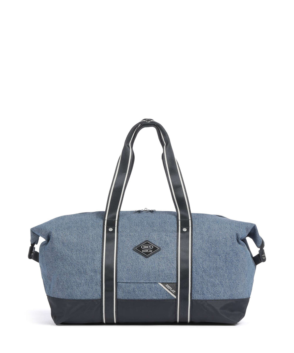 Brics Replay Medium Weekend bag light denim