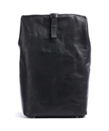 Brooks England Pickwick Leather Large Rolltop Rucksack black
