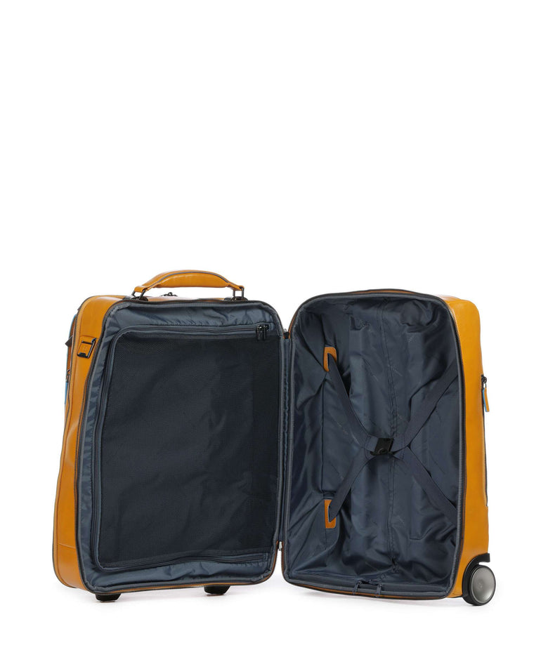 Piquadro Trolley (2 wheels) giallo zafferano