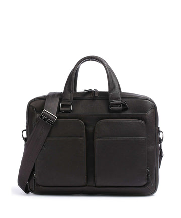 Piquadro Black Square Porte-document testa di moro