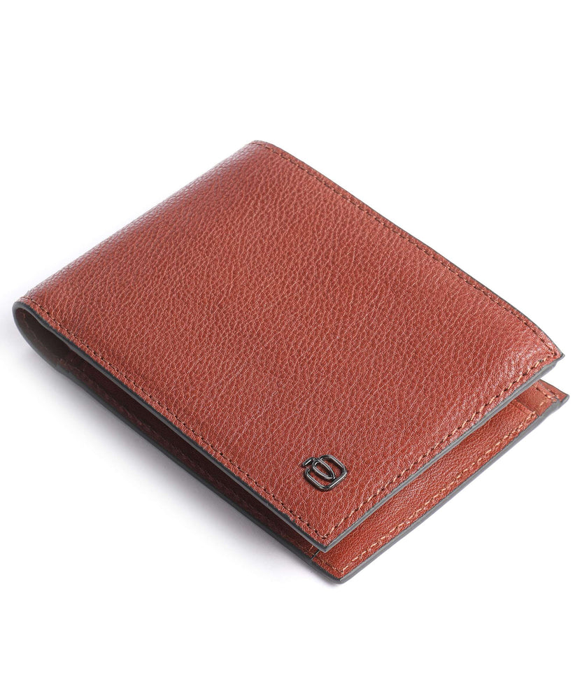 Piquadro Black Square RFID Wallet tabacco