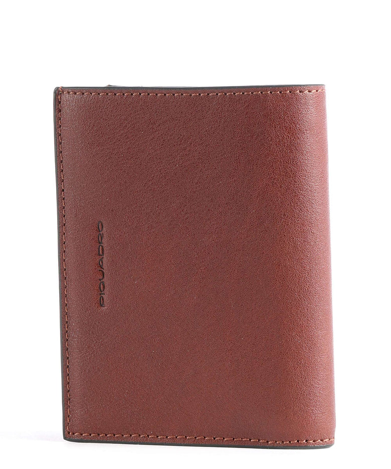 Piquadro Black Square Wallet tabacco