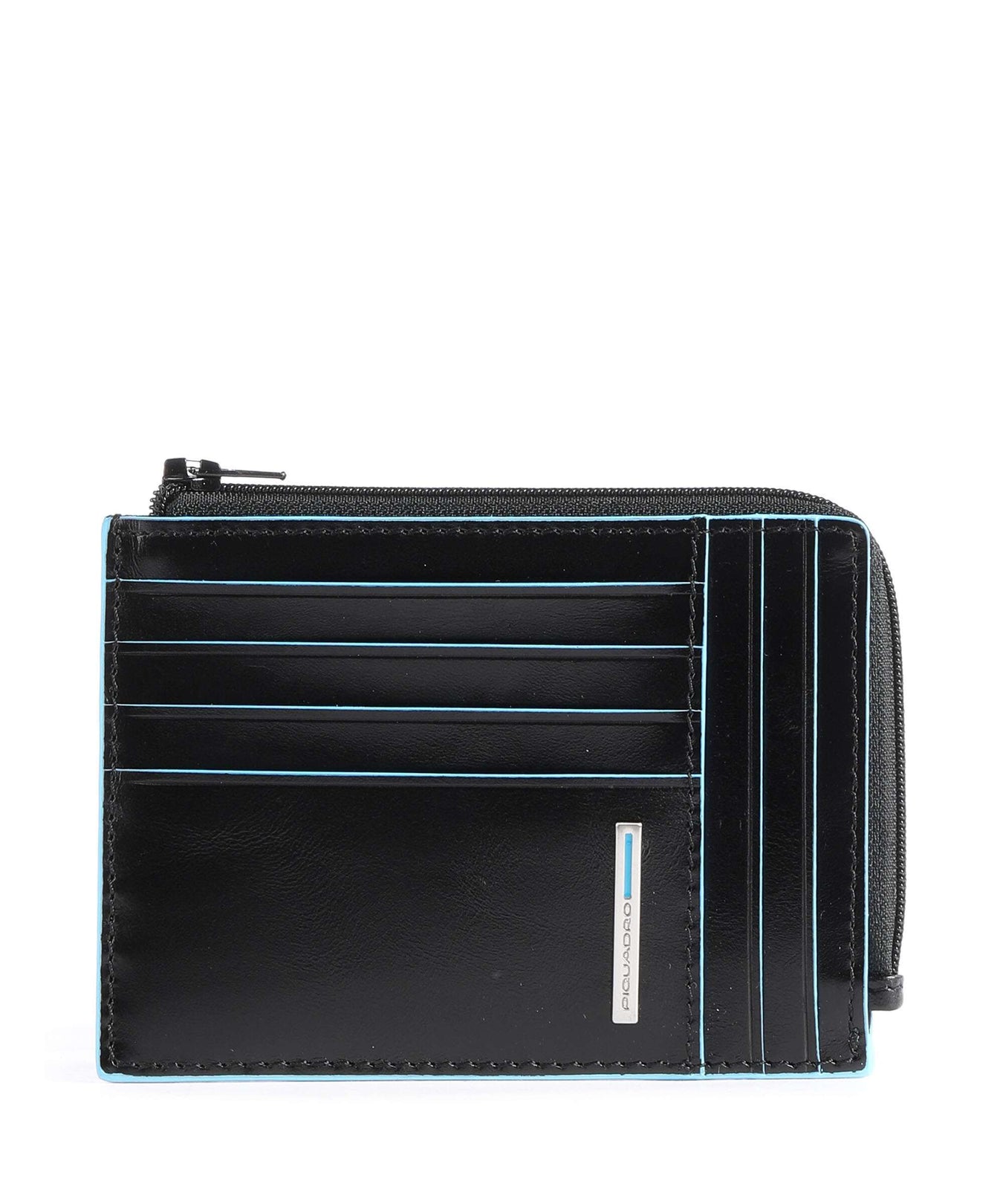 Piquadro Blue Square RFID Credit card holder black