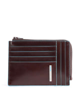 Piquadro Blue Square RFID Kreditkartenetui mahogany