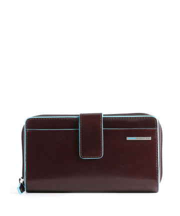 Piquadro Blue Square RFID Portefeuille mahogany