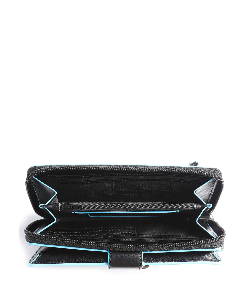 Piquadro Blue Square Wallet black