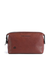 Piquadro Black Square Trousse de toilette cuoio