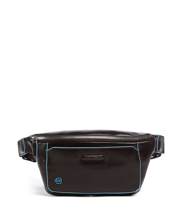 Piquadro Blue Square Sac banane mahogany