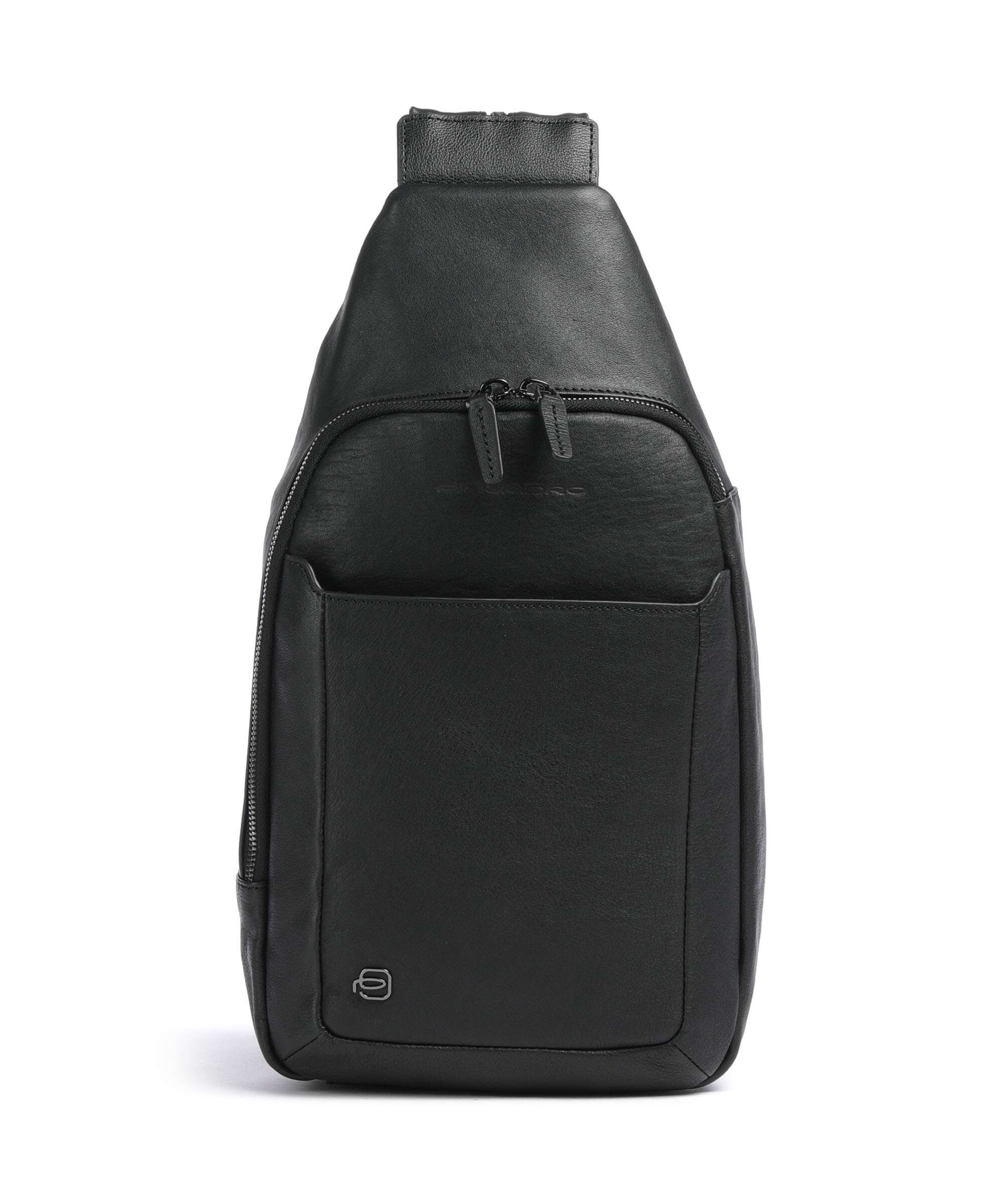 Piquadro Black Square Sling bag nero